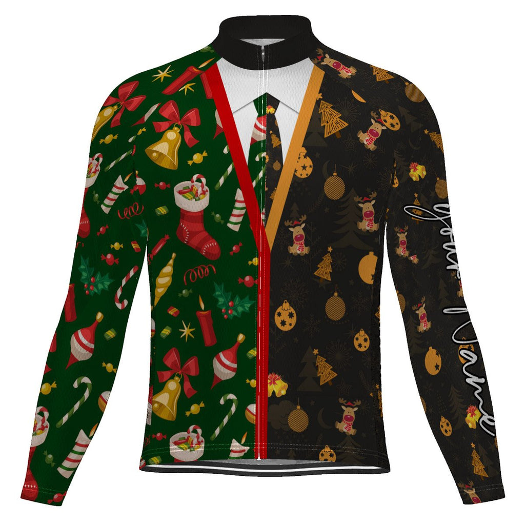 Christmas Collection-Customized Christmas Winter Thermal Fleece Long Sleeve For Men