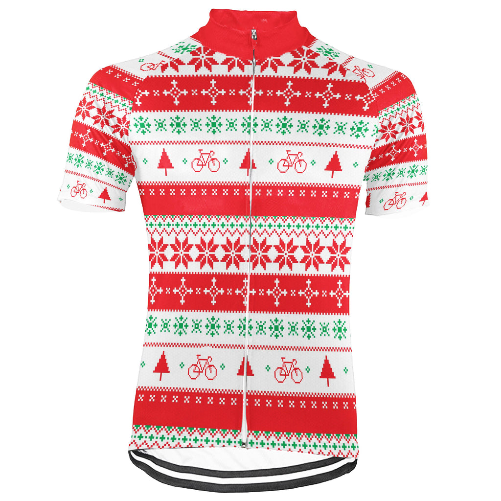 Christmas Collection-Customized Christmas Winter Thermal Fleece Short Sleeve For Men