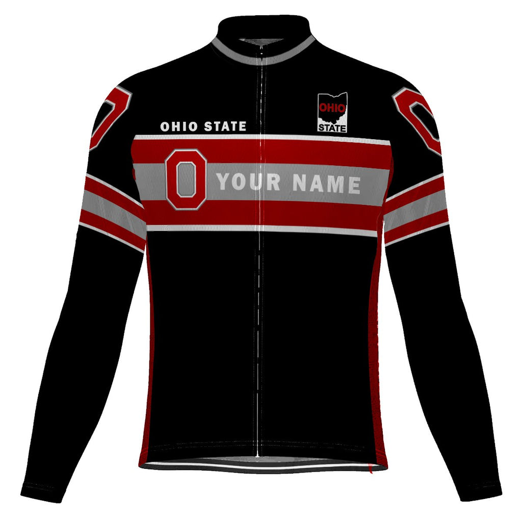 Customized Ohio Winter Thermal Fleece Long Sleeve For Men