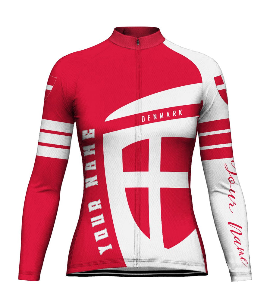 Customized Denmark Winter Thermal Fleece Long Sleeve For Women