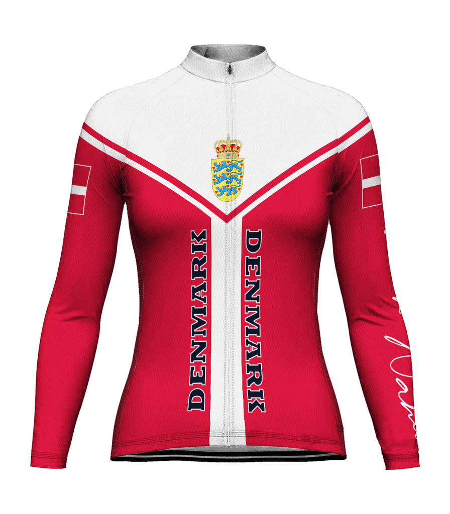 Customized Denmark Winter Thermal Fleece Long Sleeve For Women