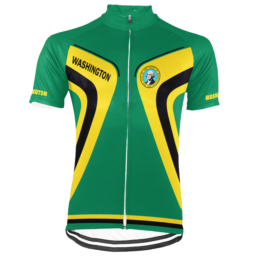 Customized Washington D.C Winter Thermal Fleece Short Sleeve For Men