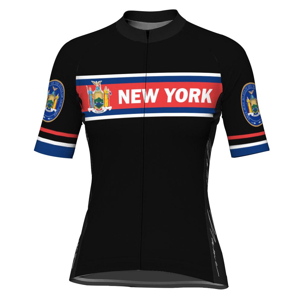 Customized New York Winter Thermal Fleece Short Sleeve For Women