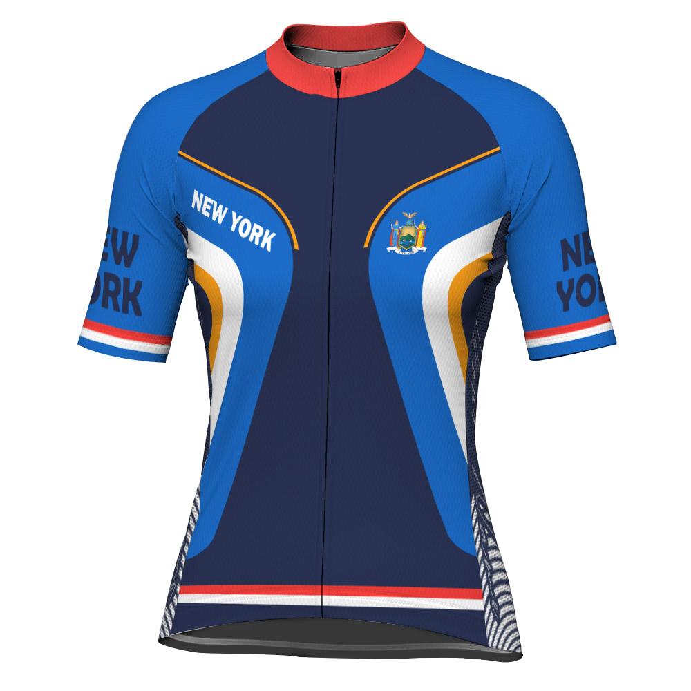 Customized New York Winter Thermal Fleece Short Sleeve For Women