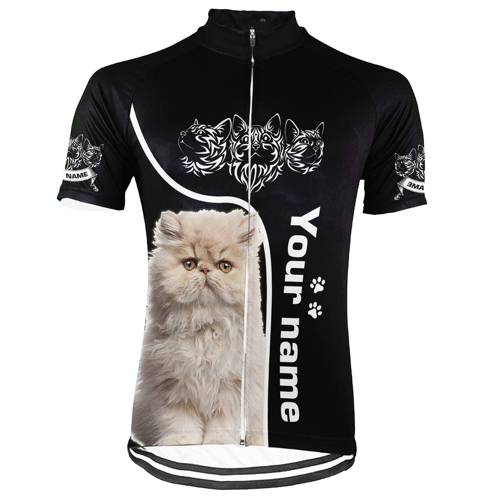 Customized Image Cat Short Sleeve Cycling Jersey for Men