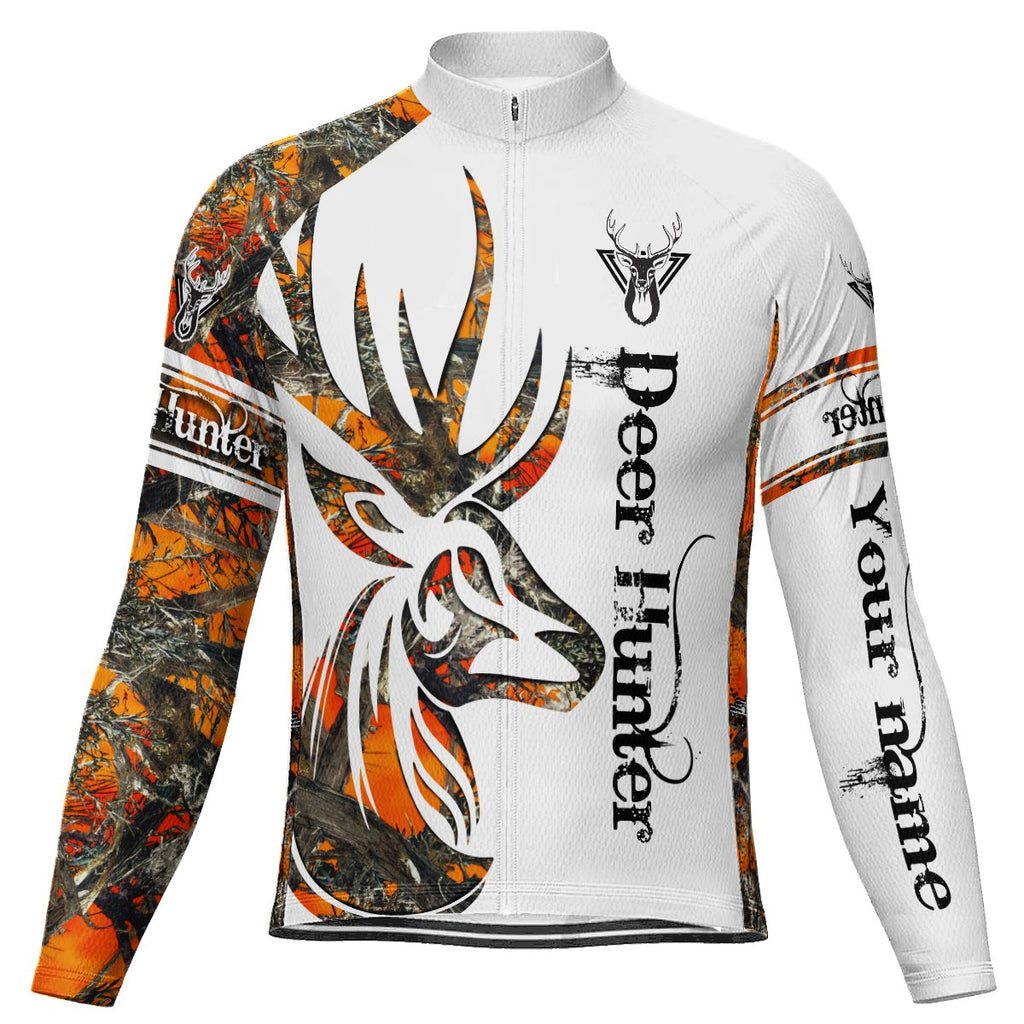 Customized Deer Long Sleeve Cycling Jersey for Men