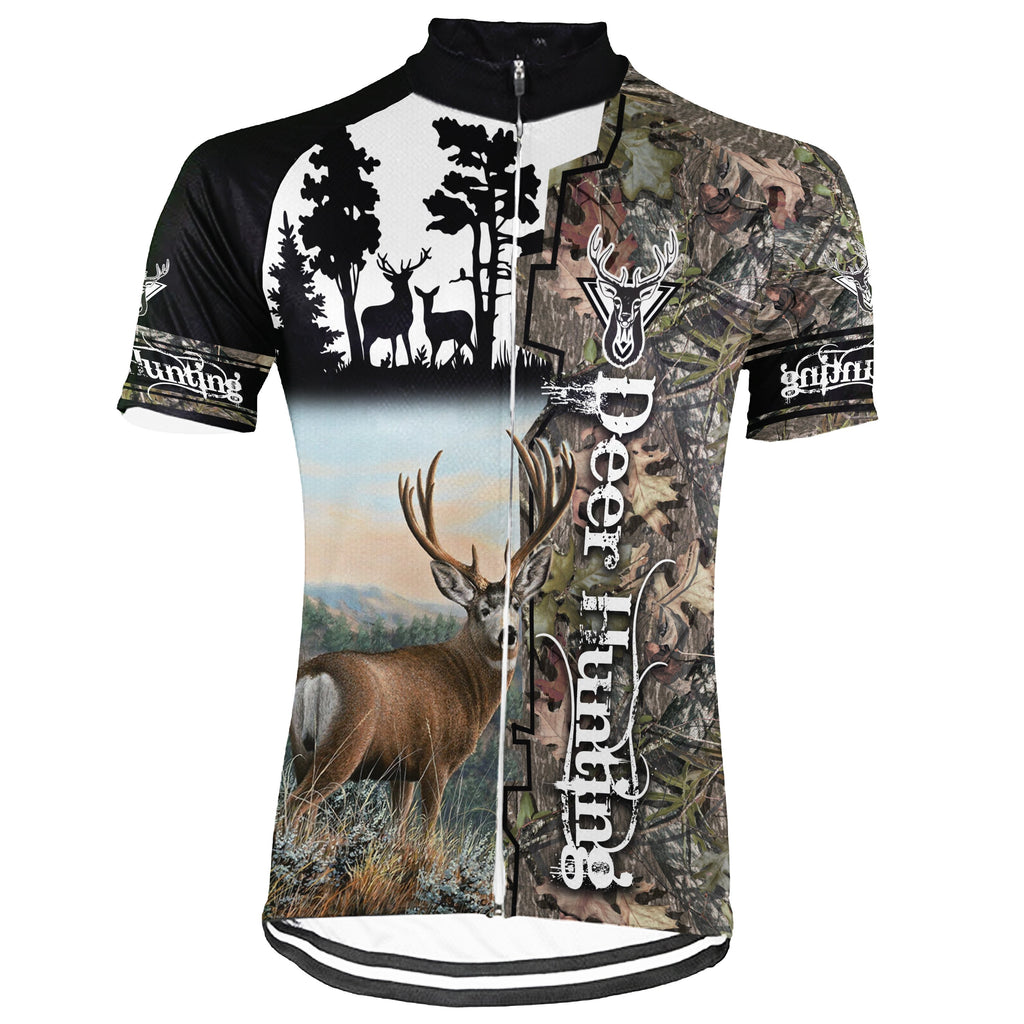 Customized Deer Short Sleeve Cycling Jersey for Men