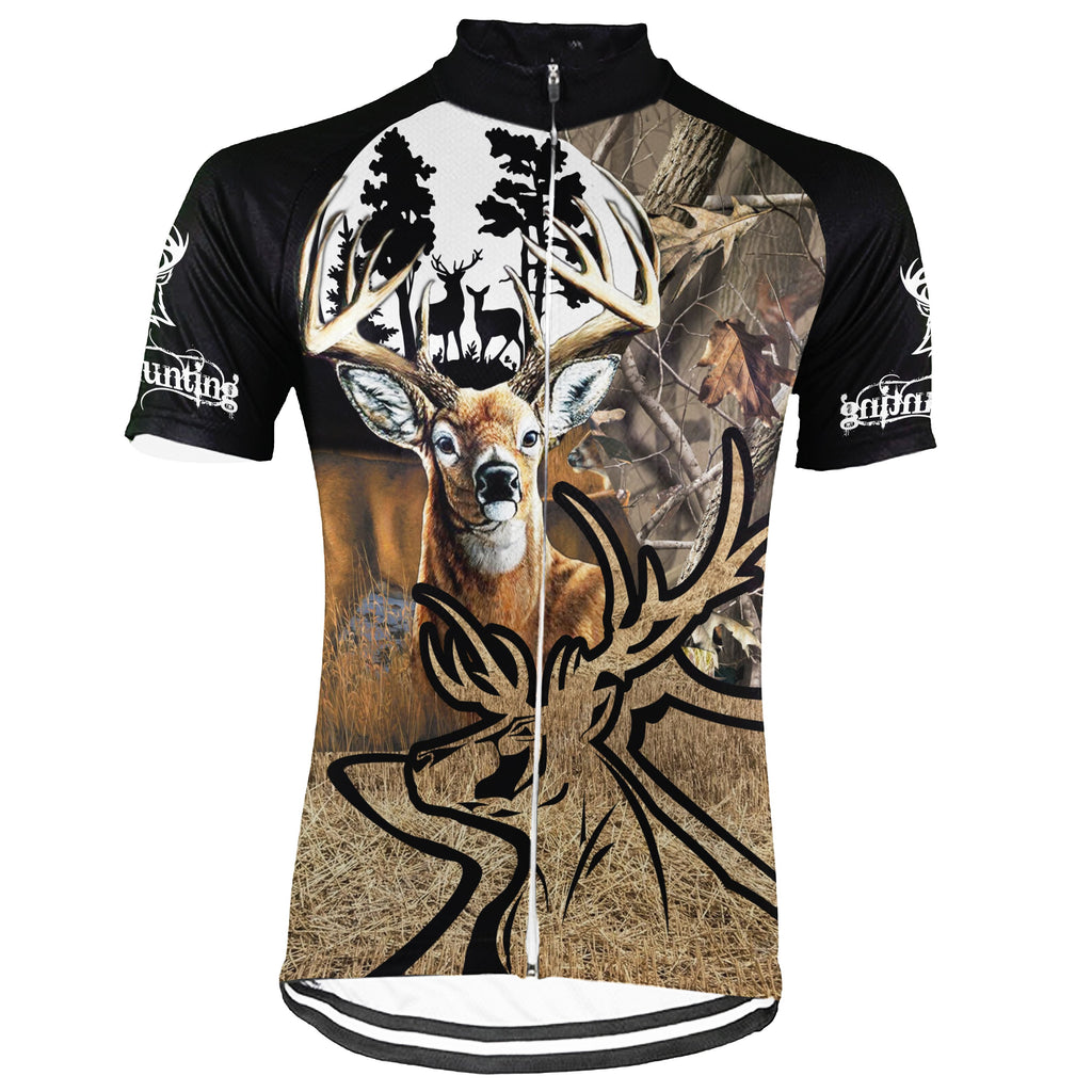 Customized Deer Short Sleeve Cycling Jersey for Men
