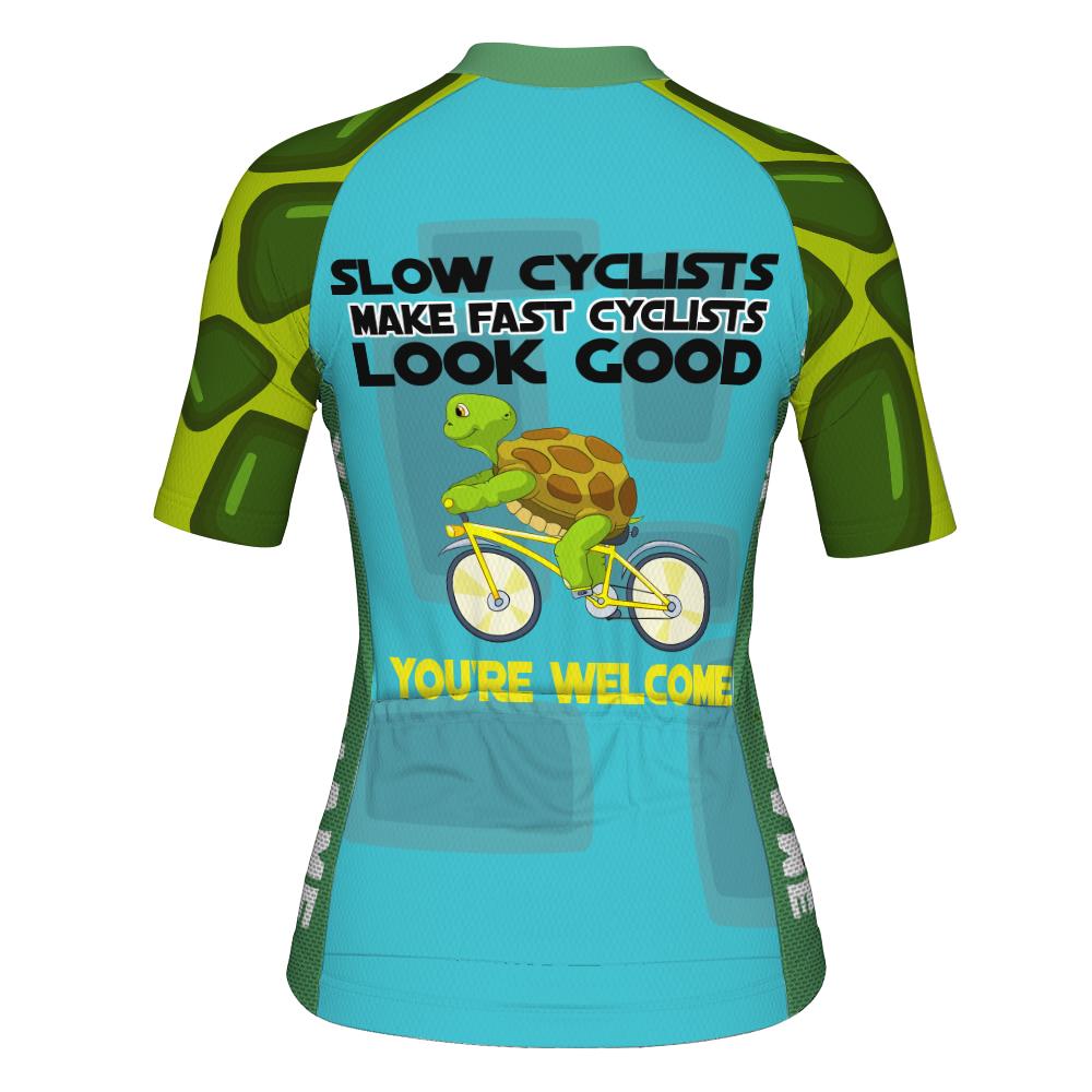 Customized Turtle Short Sleeve Cycling Jersey for Women – OS Cycling Store