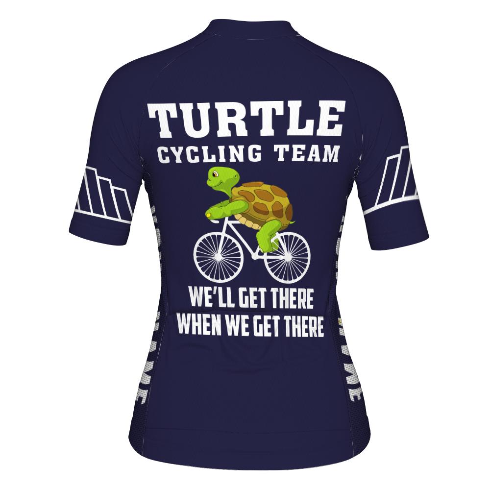 Customized Turtle Short Sleeve Cycling Jersey for Women – OS Cycling Store