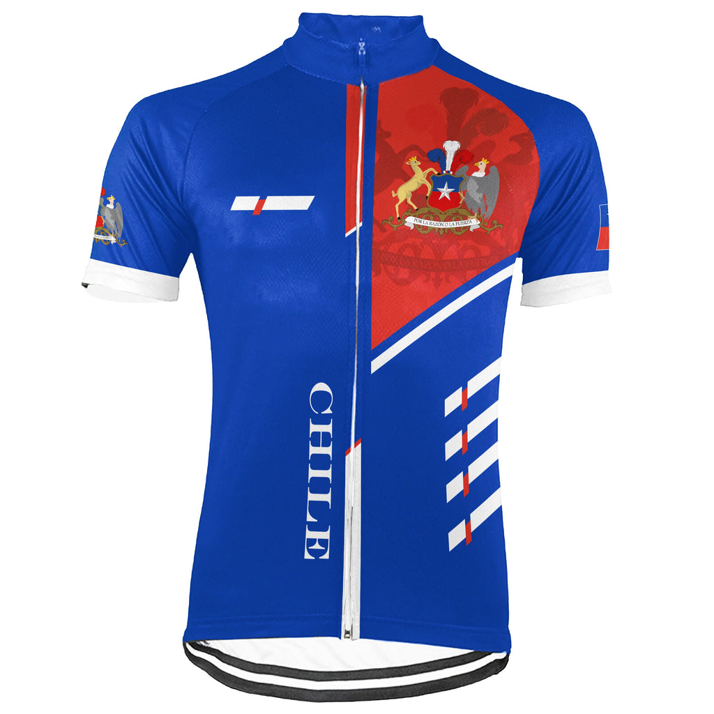 Customized Chile Short Sleeve Cycling Jersey for Men