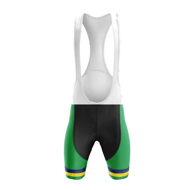Personalized Brazil Cycling Set, Cycling Short Sleeve Cycling Shorts For Men