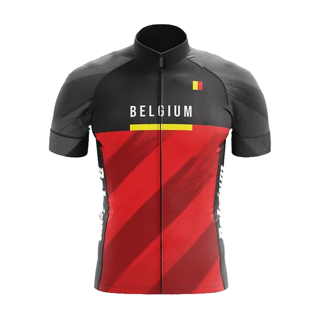 Personalized Belgium Team Men's Cycling Jersey Bicycle Jersey Set Summer outdoor sport Bike Wear