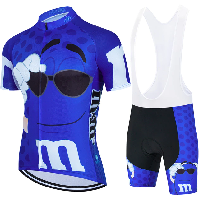 Cartoon Cycling jersey Sets Men Cycling Clothing Summer Short Sleeve MTB Bike Suit Road Racing Bicycle Breathable Riding Clothes