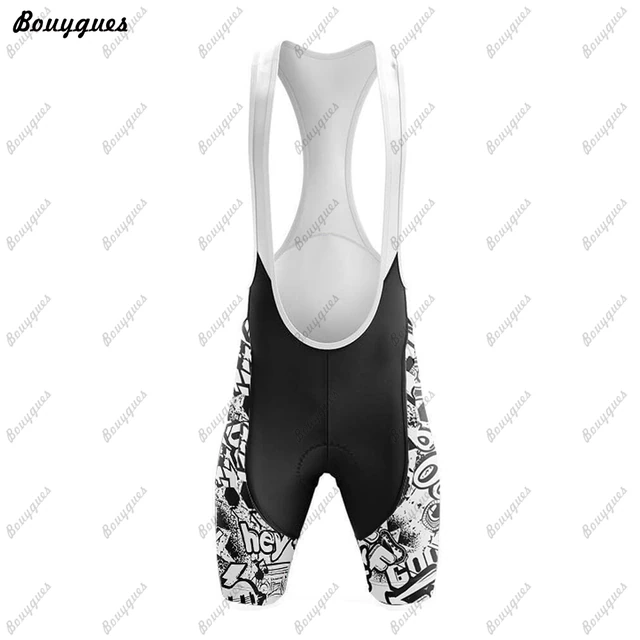 Graffiti Cycling Jersey Set Maillot Ciclismo Hombre Men Short sleeve Cycling Wear MTB Bike Suit Bib/Shorts Breathable Gel Pad